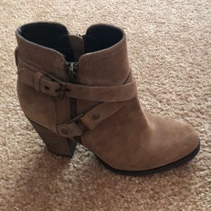 Brown Guess booties. Size 7.5